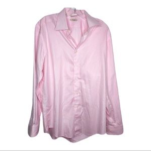 Suitsupply Men’s Size 41 16 Slim Fit Pink Button Down Dress Shirt